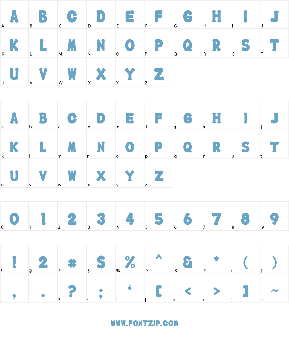 Count and Spell Font Character